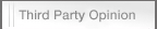 Third Party Opinion