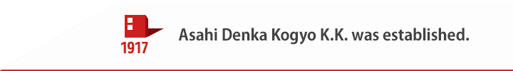 1917 Asahi Denka Kogyo K.K. was established.